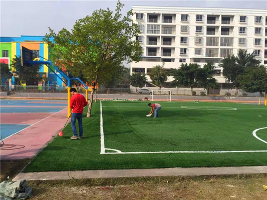 China Outdoor Synthetic Grass For Playgrounds , Artificial Playground Grass PE Materal supplier