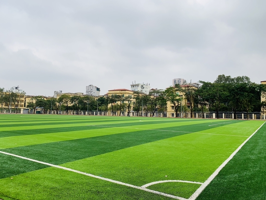 China 45mm Profession Synthetic Turf Artificial Grass Cesped Soccer Artificial Turf For Sport Flooring supplier