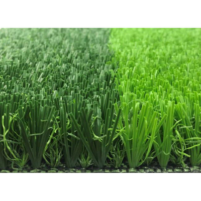 China 25mm Football Grass Factory Approved Synthetic Turf With Shock Pad supplier