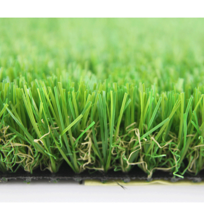 China 2D Reinforcement Garden Artificial Grass 11200 Detex Good Resilience supplier