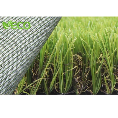 China Natural Looking Commercial Artificial Turf Rug Synthetic Grass Lawn Eco Backing Recyclable supplier