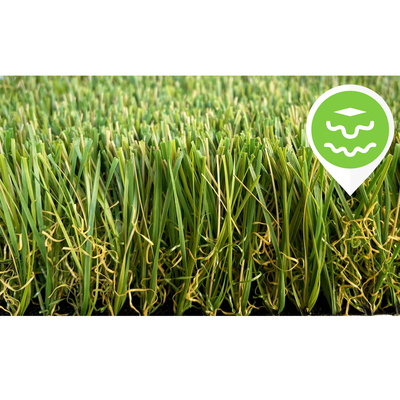 China 3/8'' Artificial Lawn Grass Luxurious Green Carpet Fake Turf For Garden supplier