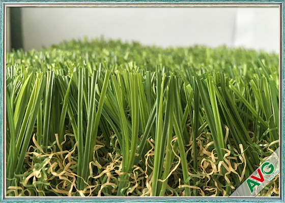 China Abrasion Resistance Hotel Artificial Turf 35MM Height No Glare Outdoor Fake Grass supplier