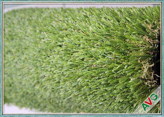 China Weather Resistance Garden Artificial Grass 11200 Dtex Field Green / Apple Green supplier