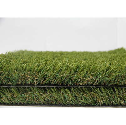 China 2'' Diameter Garden Artificial Grass Flat Wave Monofilament Yarn Shape supplier