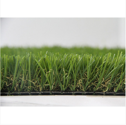 China Big C Two Color Garden Artificial Grass 13850 Detex Good Stiff supplier