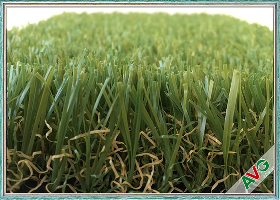 China Leisure Garden Artificial Grass Flooring Fake Carpet Monofilament PE + Curly PPE supplier