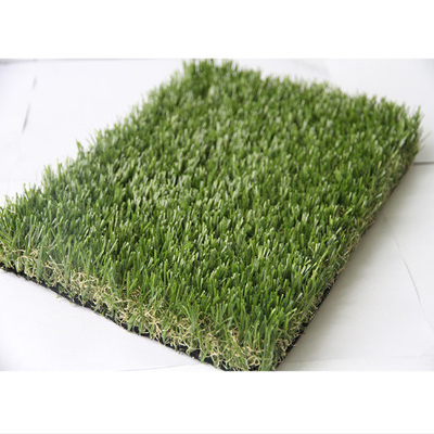 China Curved Wire Artificial Grass Carpet Roll For Landscaping No Glare supplier