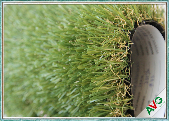 China Field Green / Apple Green Garden Artificial Grass With Soft Feeling Waterproof supplier
