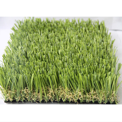 China Fescue Yellow Landscaping Artificial Grass S Shape Yarn Shape supplier