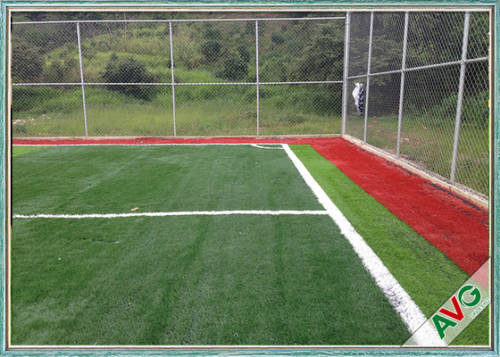 China 50 mm SGS Artificial Grass For Football Field / Soccer Field With Natural Feeling supplier