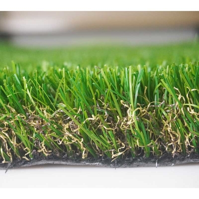 China PP Backing Synthetic Fake Outdoor Grass Turf For Lanscaping supplier