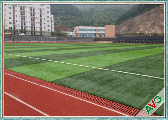 China SGS Easy Maintenance Football Grass Artificial Turf With PP + Net Backing supplier