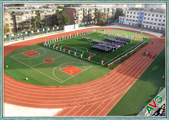 China Excellent Anti - Wear Performance Football Synthetic Grass Mixing Double Green supplier