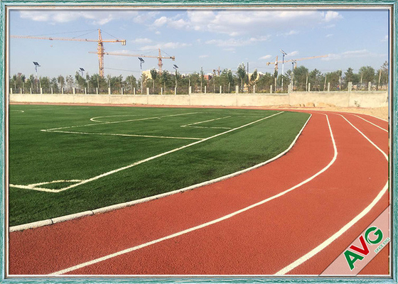 China Unique Fibrillated Structure Soccer Artificial Grass 12000 Dtex Fullness Surface supplier