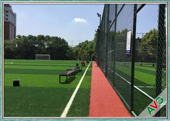 China Diamond Shape Durable Football Artificial Turf 10000 Dtex Monofilament PE Yarn supplier