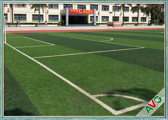 China Outstanding Smooth Football Artificial Turf / Grass 100% Recyclable Material supplier