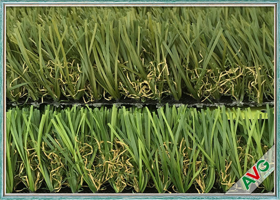 China Monofilament Landscape Artificial Grass PU Coating Landscaping Fake Grass supplier