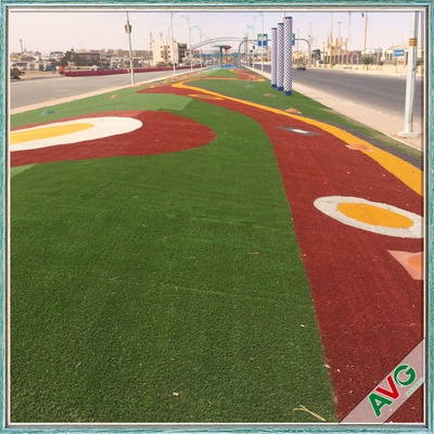 Colored Grass Cesped Profesional Artificial Synthetic Grass Roll Garden 25MM Artificial Grass supplier