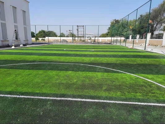 Popular Artificial Football Grass Soccer Turf Carpet 50mm For Oudoor supplier