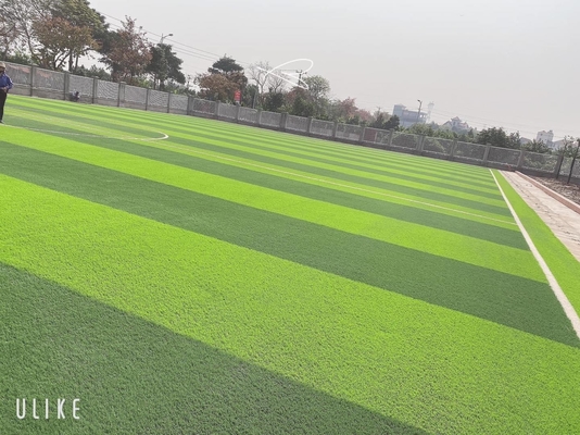 Wear Resistance 60mm Height Football Artificial Turf  Eco Friendly supplier