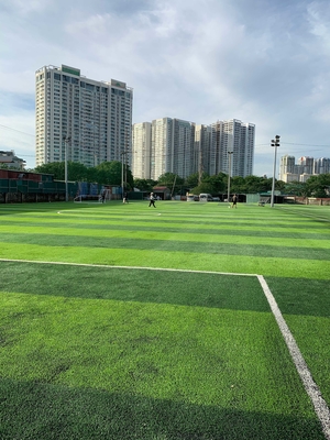 40mm Soccer Grass Football Turf Infill Or Non Infilled Football Artificial Grass supplier