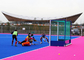 High Density Waterproof Hockey Artificial Turf Outdoor Synthetic Grass PE PP Material supplier