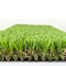 Double Flat Wave Shape Synthetic Artificial Turf Grass Roll For Natural Garden supplier