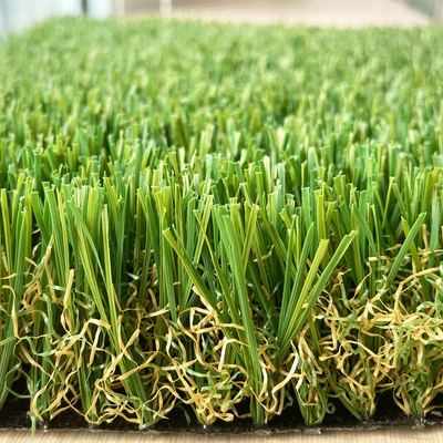 Good Stiffness 45mm Height Artificial Turf Grass For Landscaping Garden supplier