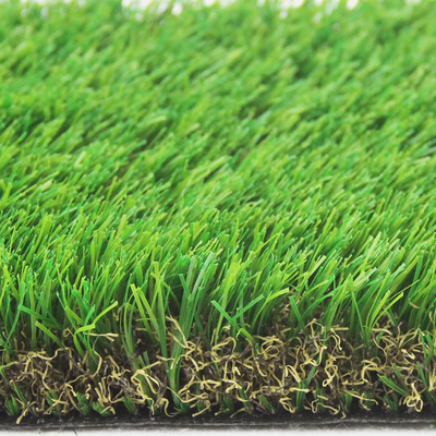 Double Stem Artificial Plastic Grass Good Rebound And Pile Recovery supplier