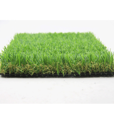 50mm Height Garden Artificial Grass Curved Wire Yarn Anti UV supplier