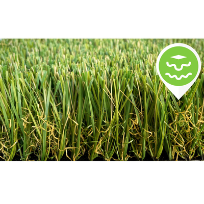 3/8'' Artificial Lawn Grass Luxurious Green Carpet Fake Turf For Garden supplier