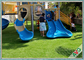 Low Maintenance Costs Playground Synthetic Grass 35 MM Height SGS Approval supplier