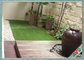 Field Green / Apple Green Garden Artificial Grass With Soft Feeling Waterproof supplier