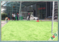 Residential Area Garden Faux Artificial Grass Monofil PE + Curly PPE Material supplier