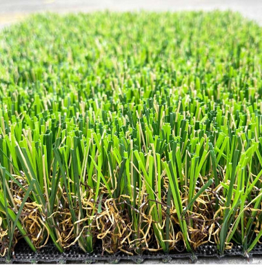 Curly PPE Garden Artificial Grass Field Green PP Cloth Plus Reinforced Net supplier