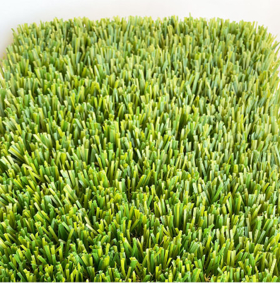 Light Green Fescue Yellow Garden Artificial Grass With SBR Latex Coating supplier