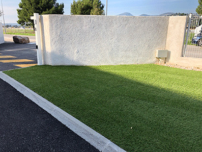 Leno Backing Tennis Court Fake Turf Roll width 2.0m For Garden supplier