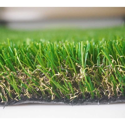 PP Backing Synthetic Fake Outdoor Grass Turf For Lanscaping supplier