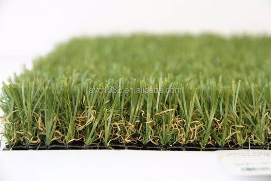 Soft Feeling Monofil PE and Curled PP Artificial Grass for Garden Landscaping most economical landscaping grass supplier