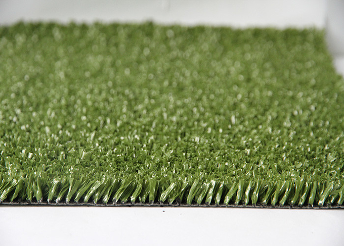 Healthy Residential Tennis Court Fake Grass Carpet SBR Latex PU Backing 0